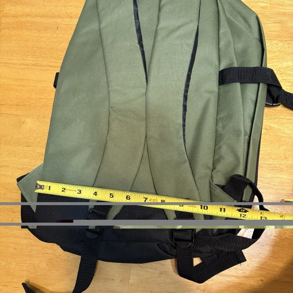 Sierra Club Backpack Rucksack Bookbag Olive‎ Green Lightweight 17.5